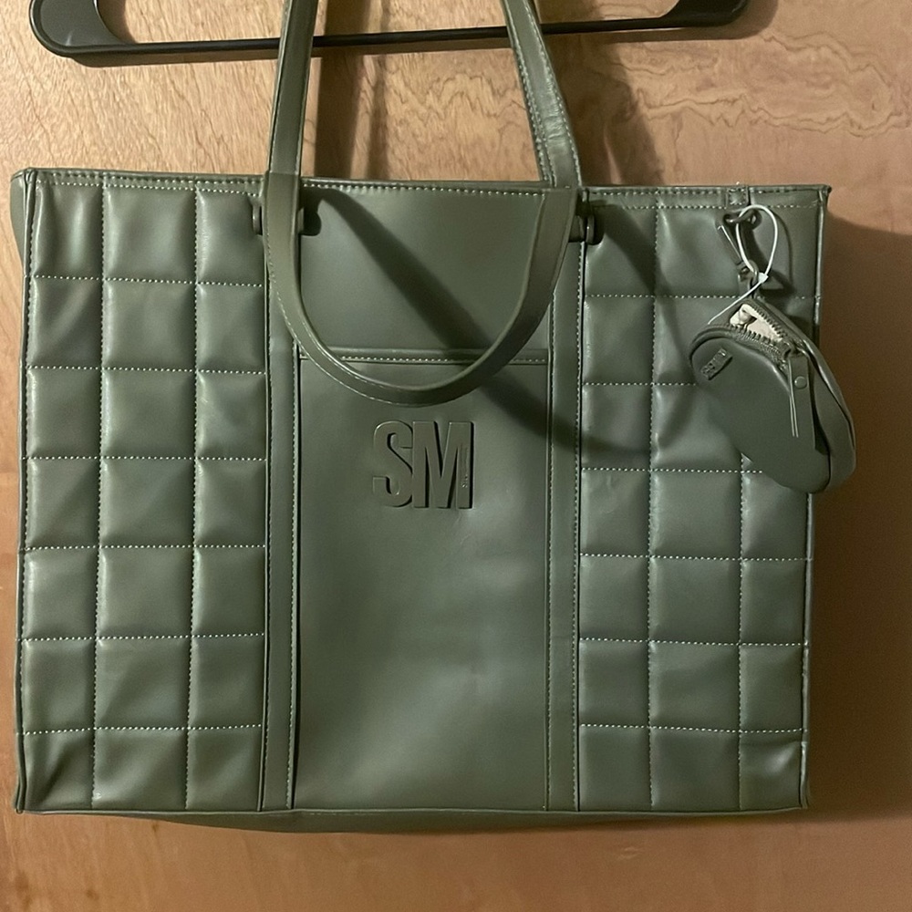 Olive green Steve Madden tote bag!